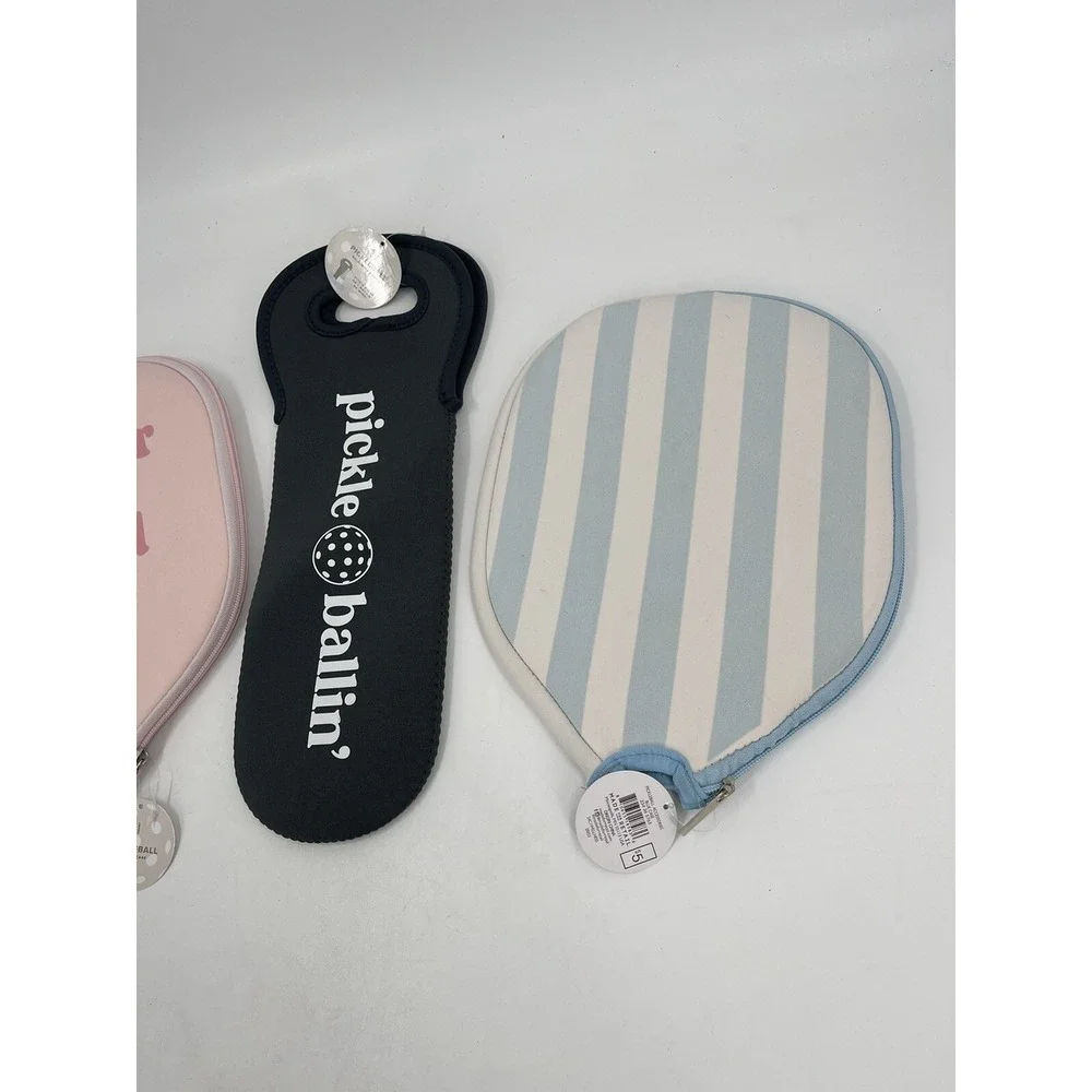 Pickleball Paddle Cases Brighter Days And Blue Stripe W/ Pickleball Ball Sleeve‎